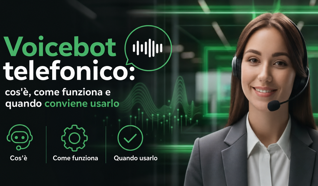 Voicebot telefonico: cos'è, come funziona e quando conviene usarlo